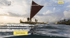 Desktop Screenshot of ekacanoeadventures.com