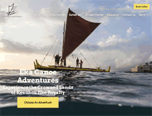 Tablet Screenshot of ekacanoeadventures.com